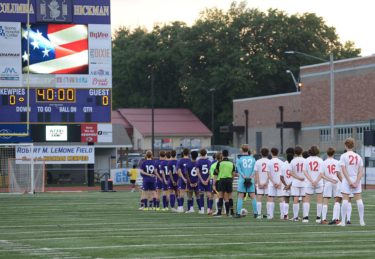 Hickman secures a win for the boys varsity soccer
